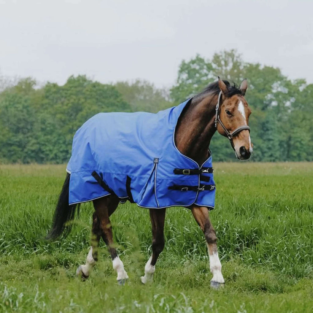 EQUITHÈME Outdoordeken Tyrex 1200D 300g Aisance High Neck Royal Blue