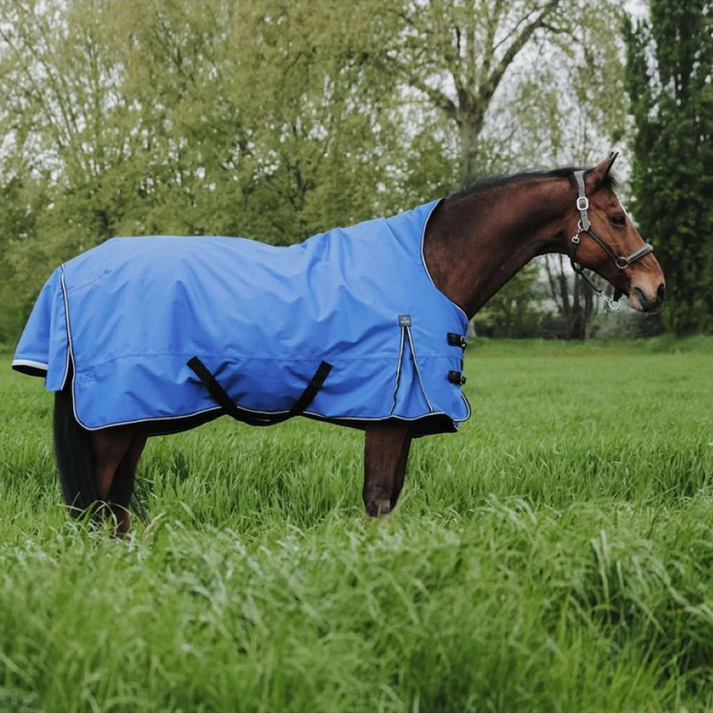 EQUITHÈME Outdoordeken Tyrex 1200D 300g Aisance High Neck Royal Blue