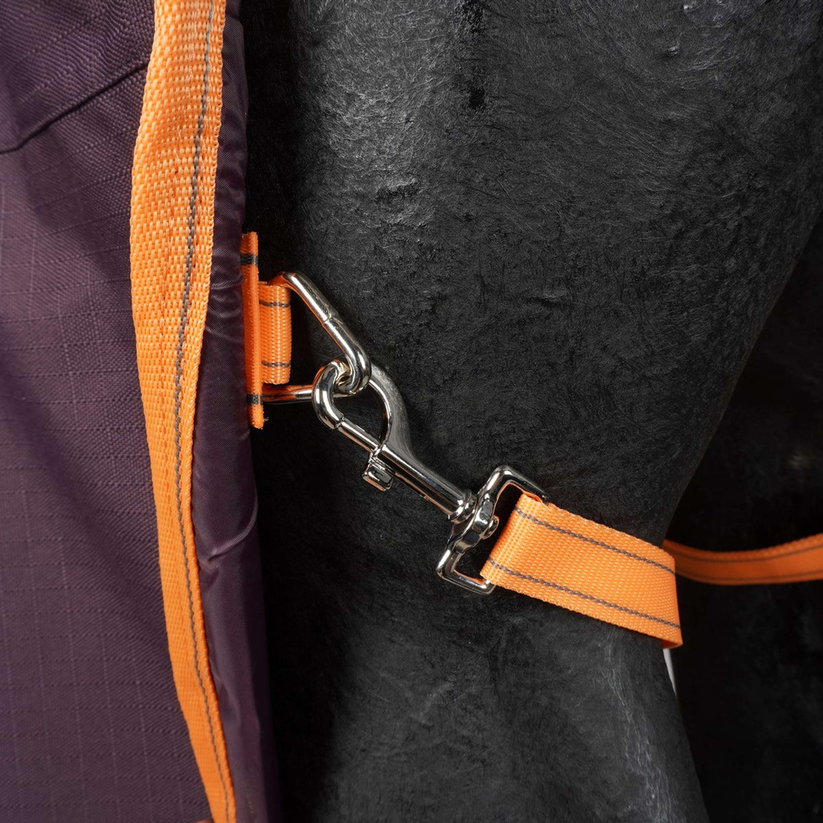 Weatherbeeta Comfitec Essential Combo Neck Medium Plum/Orange/Grey