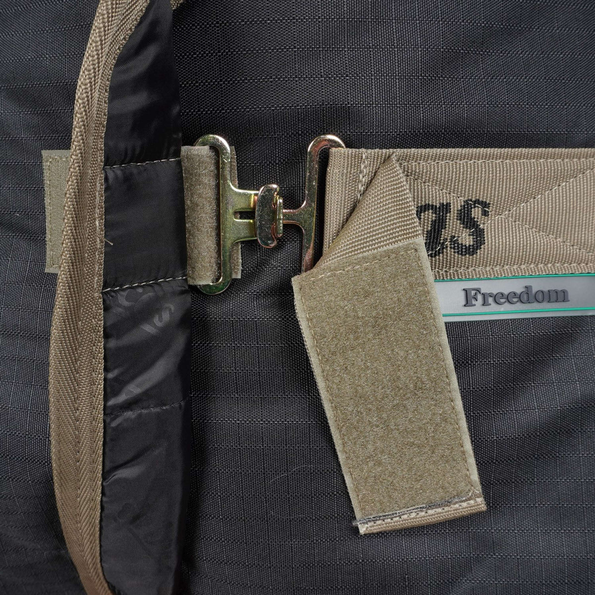 Bucas Regendeken Freedom Zwart/Taupe