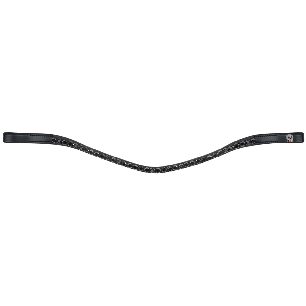 Waldhausen Frontriem X-Line Glam Zwart/Wit/Zilver