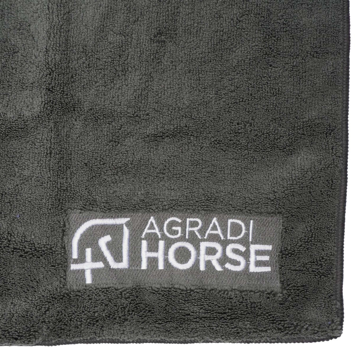 Agradi Horse Handdoekje Microfibre per Paar Grijs