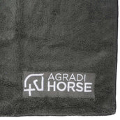 Agradi Horse Handdoekje Microfibre per Paar Grijs