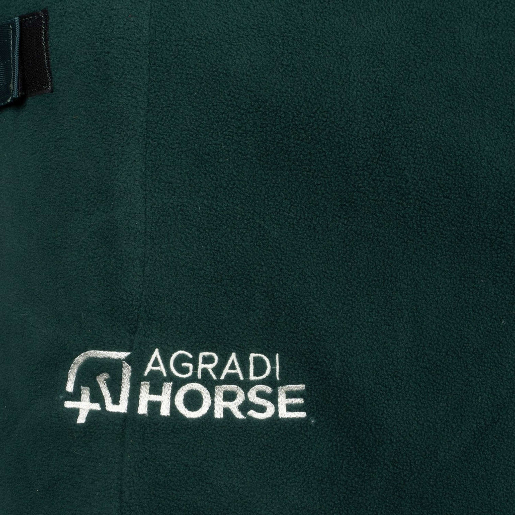 Agradi Horse Fleecedeken Modern Rosé Fir Green