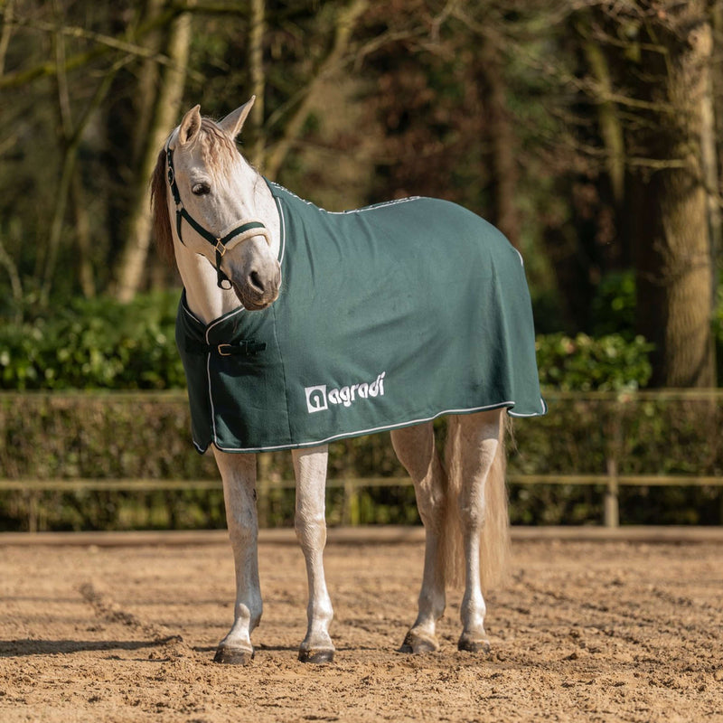 Agradi Horse Fleecedeken Economic Fir Green