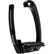 Tech Stirrups Stijgbeugels Venice Plus Swarovski Dressuur Zwart/Zwart