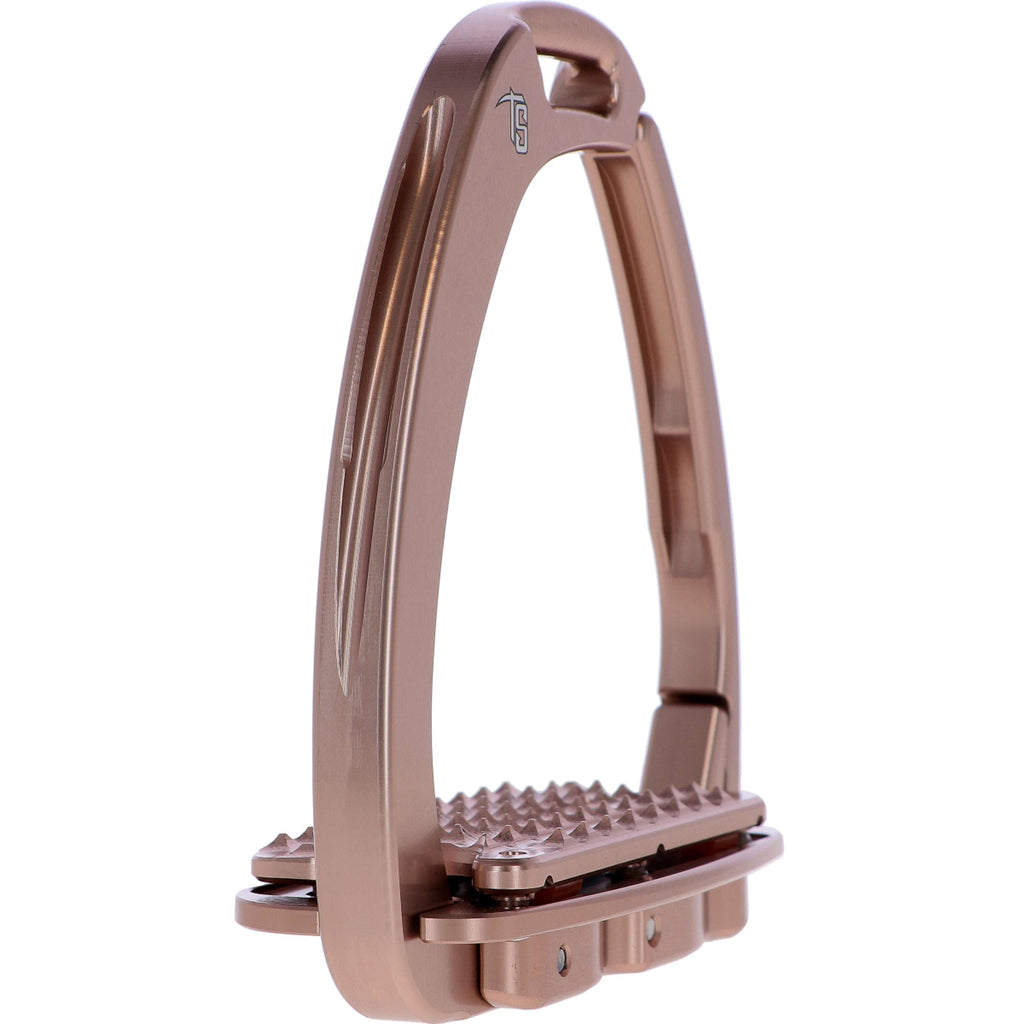 Tech Stirrups Stijgbeugels Venice Plus Swarovski Dressuur Rosegoud
