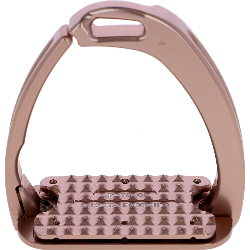 Tech Stirrups Stijgbeugels Venice Plus Swarovski Dressuur Rosegoud