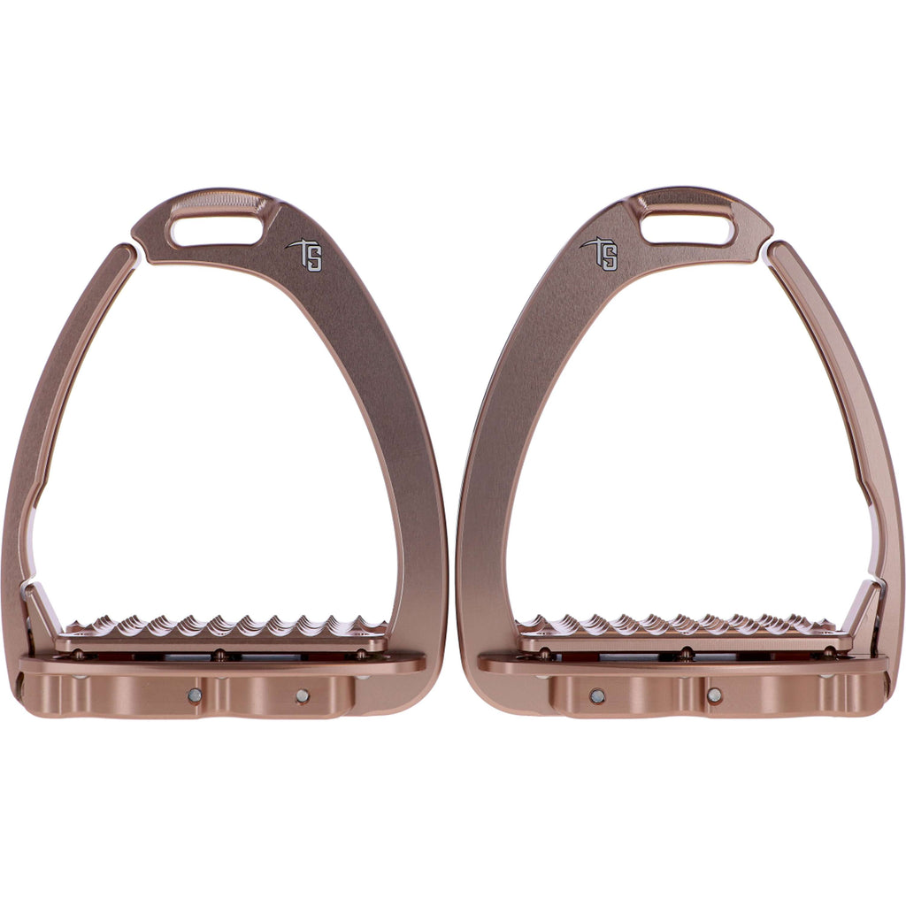 Tech Stirrups Stijgbeugels Venice Plus Swarovski Dressuur Rosegoud