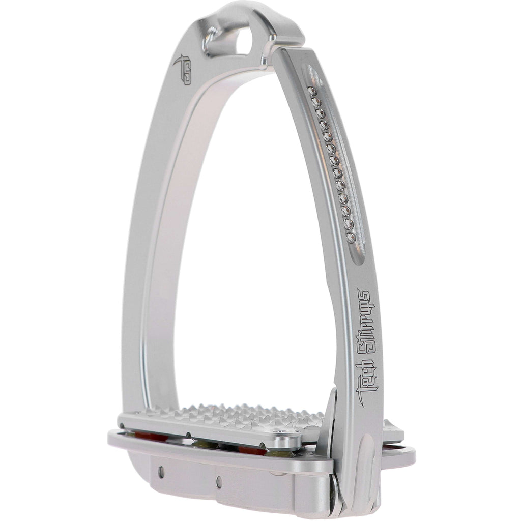Tech Stirrups Stijgbeugels Venice Plus Swarovski Dressuur Zilver/Zilver