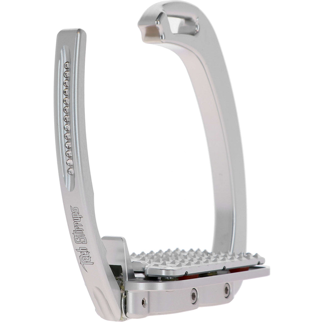 Tech Stirrups Stijgbeugels Venice Plus Swarovski Dressuur Zilver/Zilver
