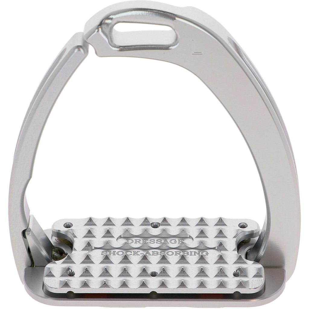 Tech Stirrups Stijgbeugels Venice Plus Swarovski Dressuur Zilver/Zilver