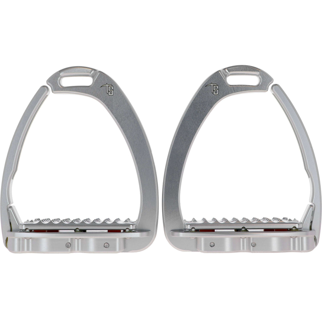 Tech Stirrups Stijgbeugels Venice Plus Swarovski Dressuur Zilver/Zilver