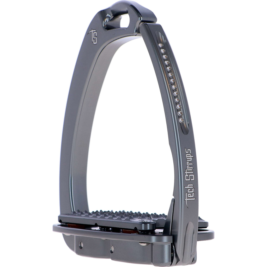 Tech Stirrups Stijgbeugels Venice Plus Swarovski Dressuur Titanium