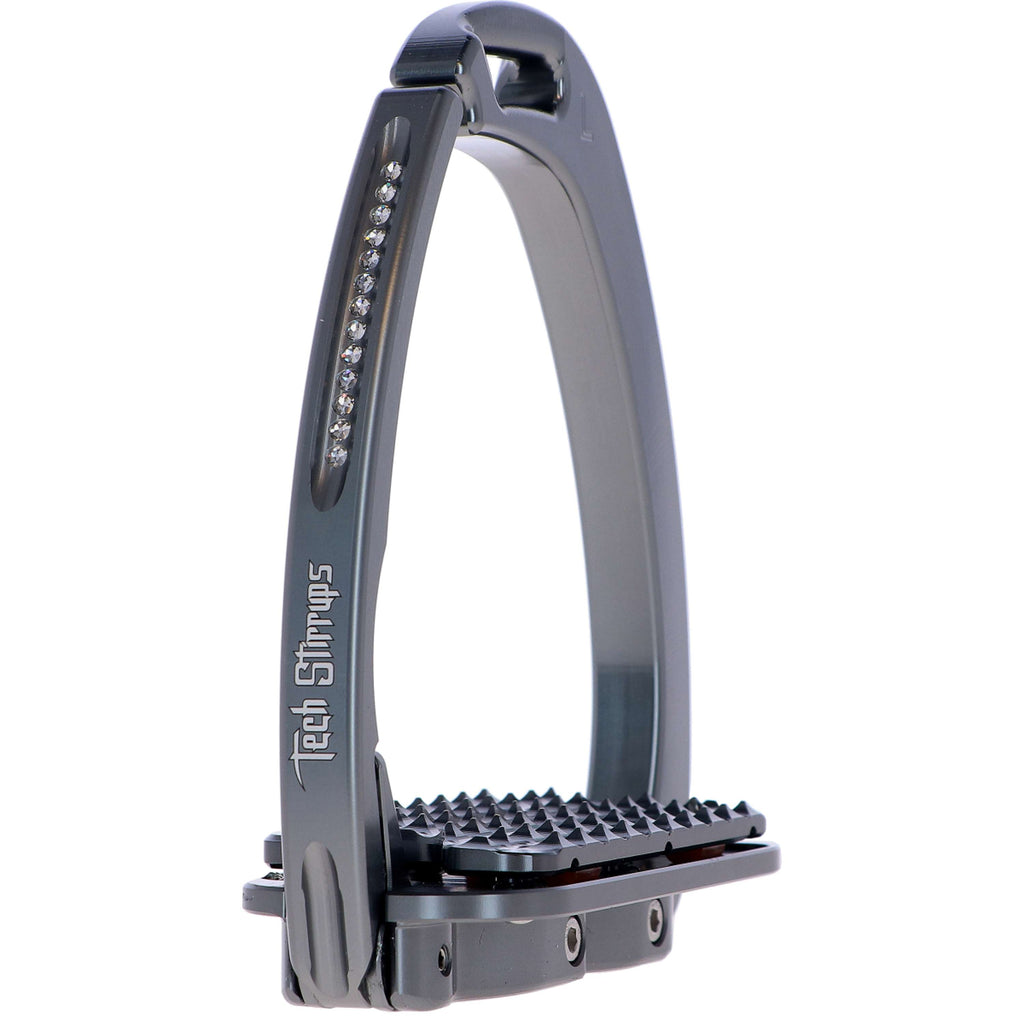 Tech Stirrups Stijgbeugels Venice Plus Swarovski Dressuur Titanium
