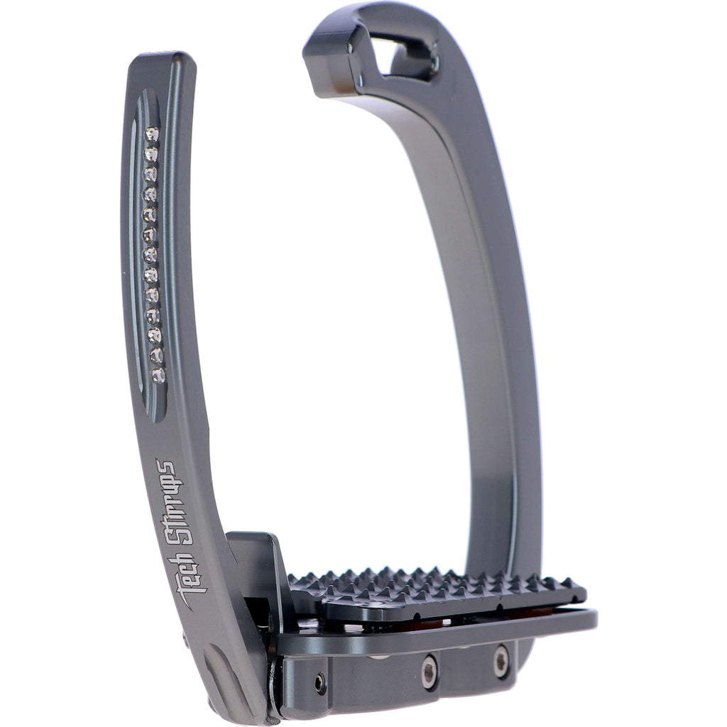 Tech Stirrups Stijgbeugels Venice Plus Swarovski Dressuur Titanium