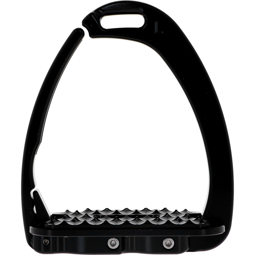 Tech Stirrups Stijgbeugels Venice Sloped Evo Swarovski Zwart/Zwart