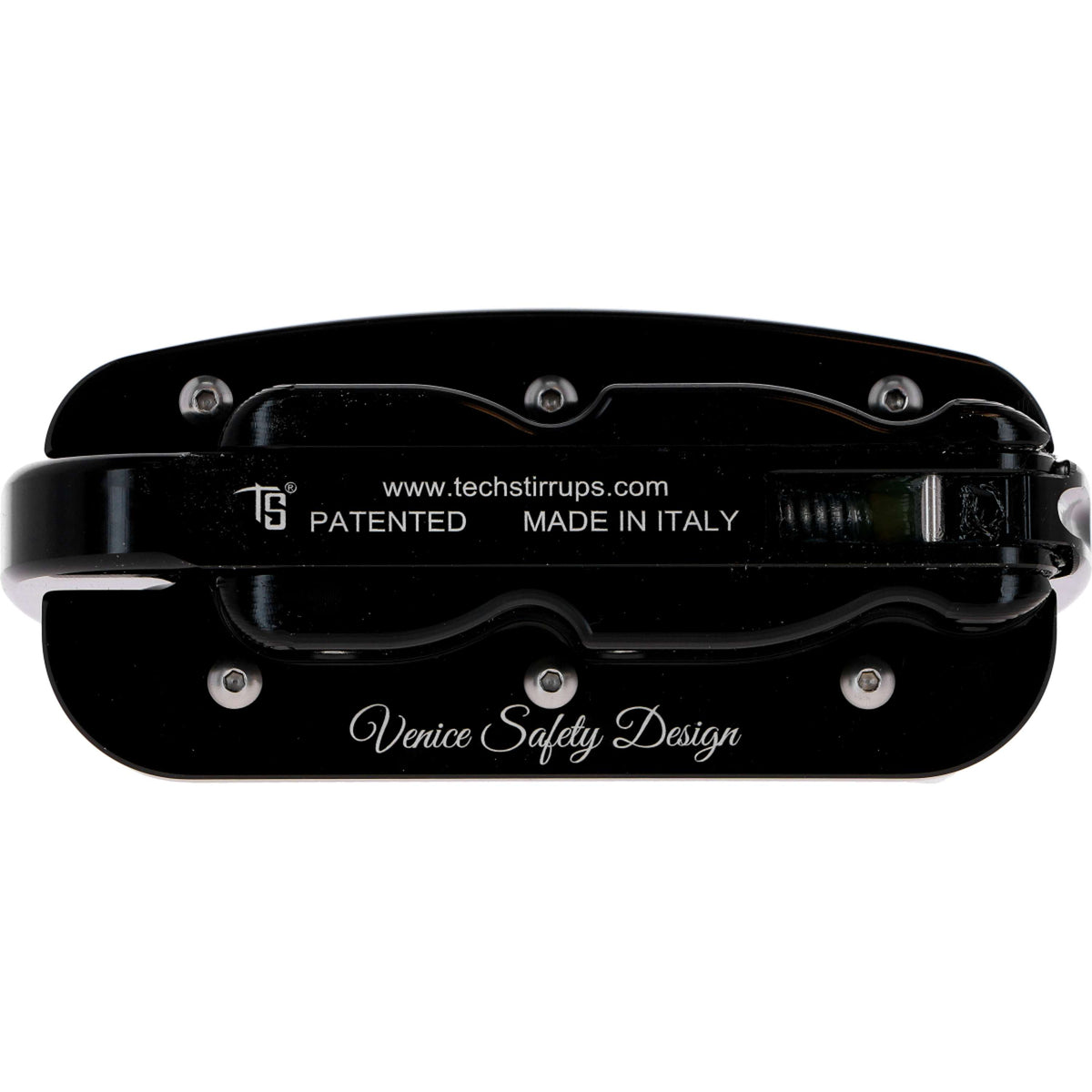 Tech Stirrups Stijgbeugels Venice Sloped Evo Swarovski Zwart/Zwart