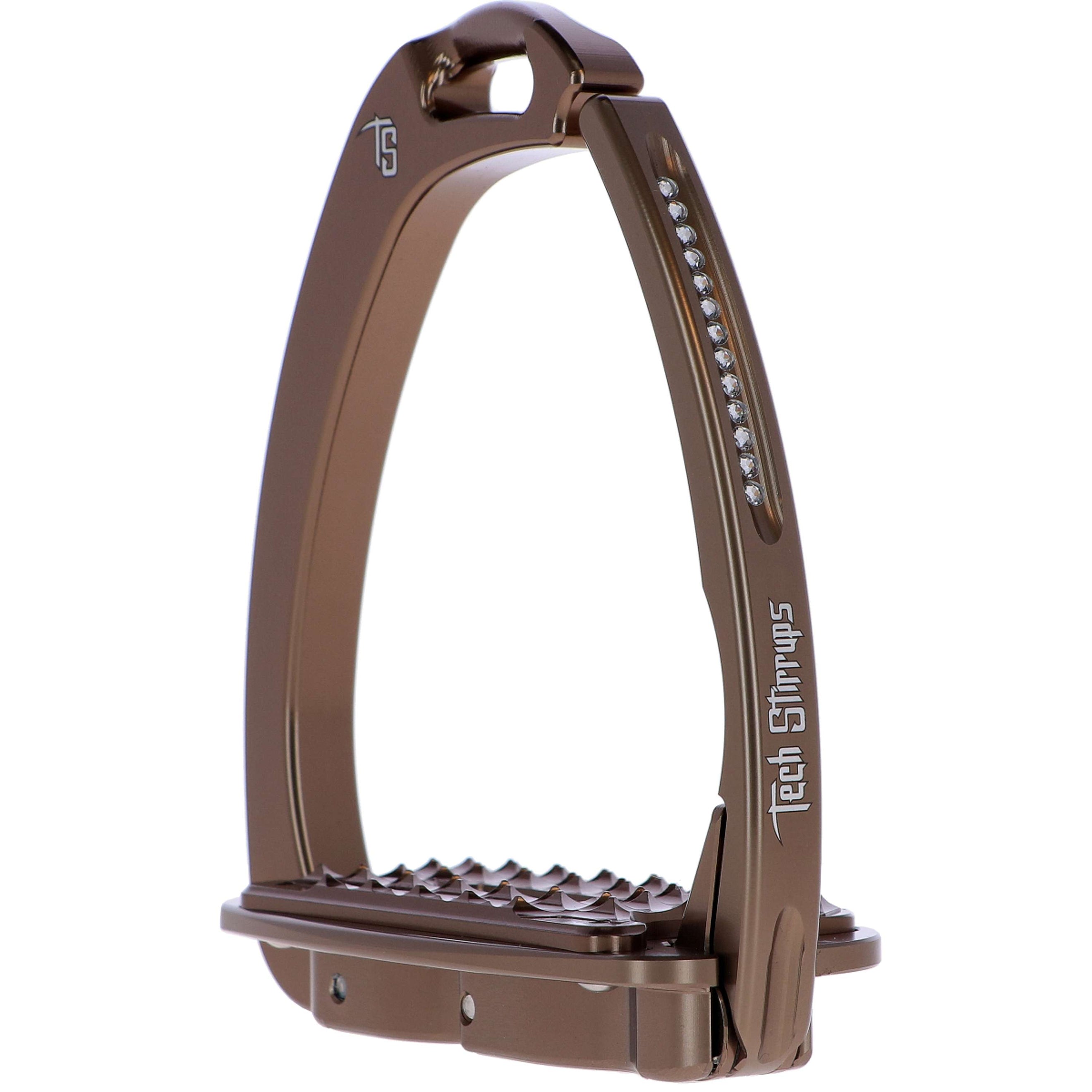 Tech Stirrups Stijgbeugels Venice Sloped Evo Swarovski Bruin