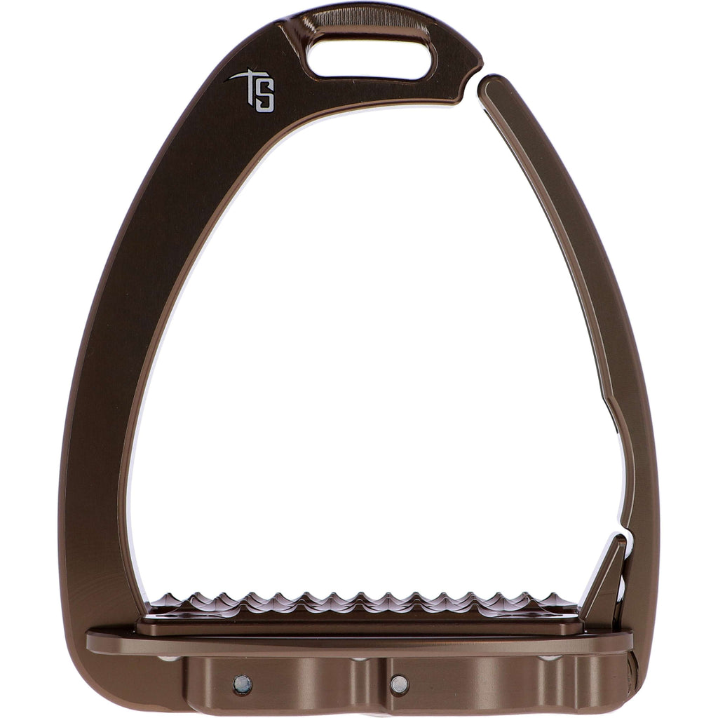 Tech Stirrups Stijgbeugels Venice Sloped Evo Swarovski Bruin