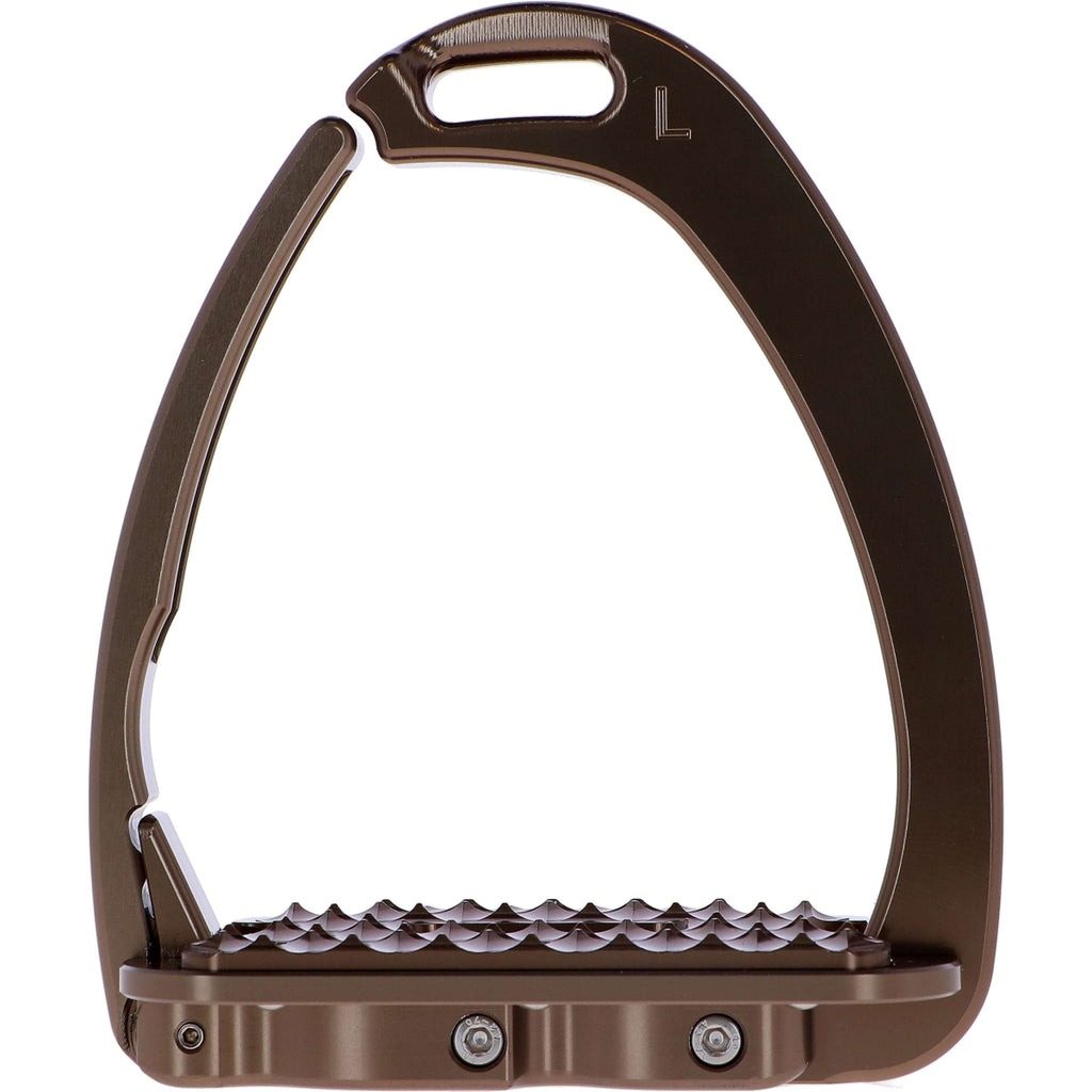 Tech Stirrups Stijgbeugels Venice Sloped Evo Swarovski Bruin