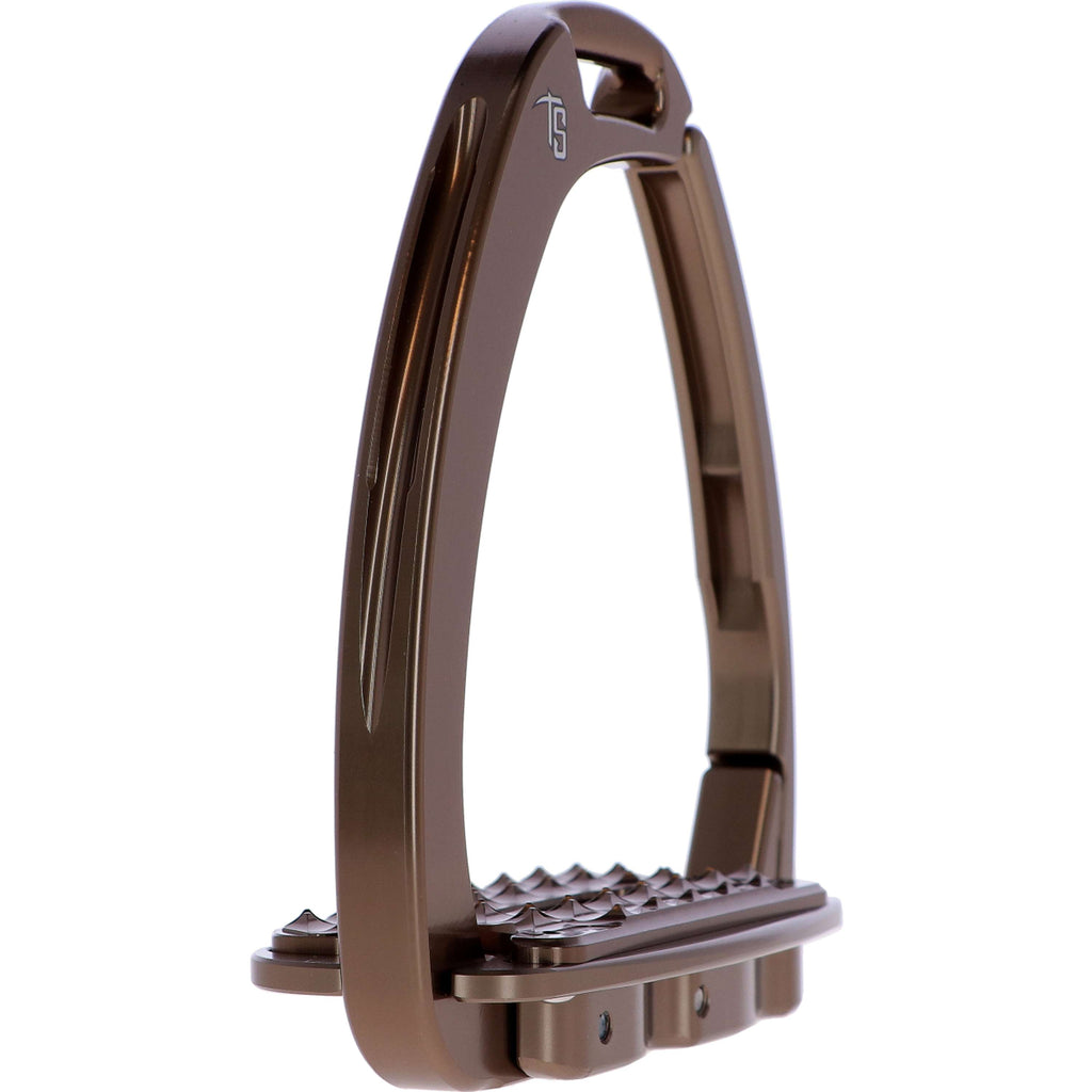 Tech Stirrups Stijgbeugels Venice Sloped Evo Swarovski Bruin