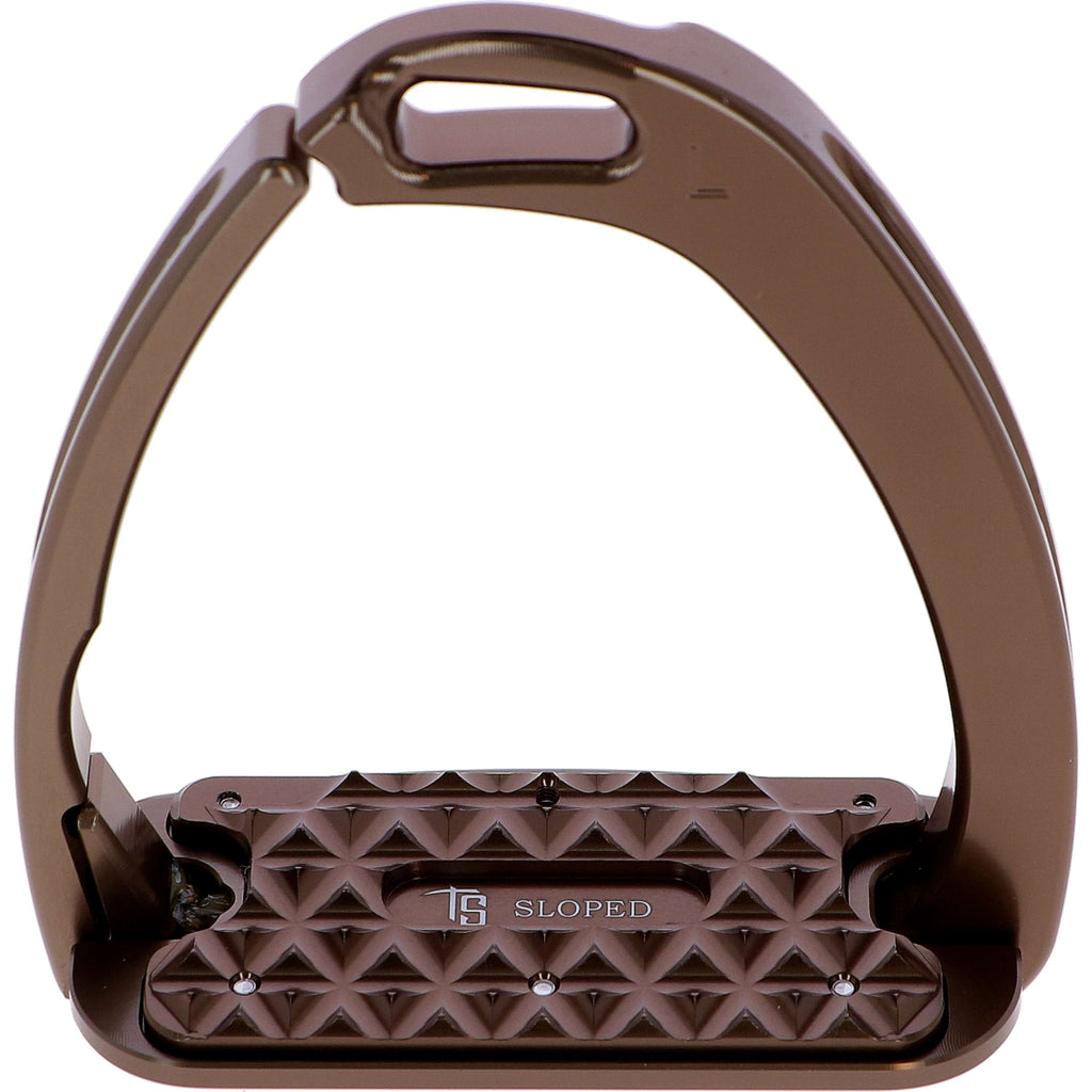 Tech Stirrups Stijgbeugels Venice Sloped Evo Swarovski Bruin