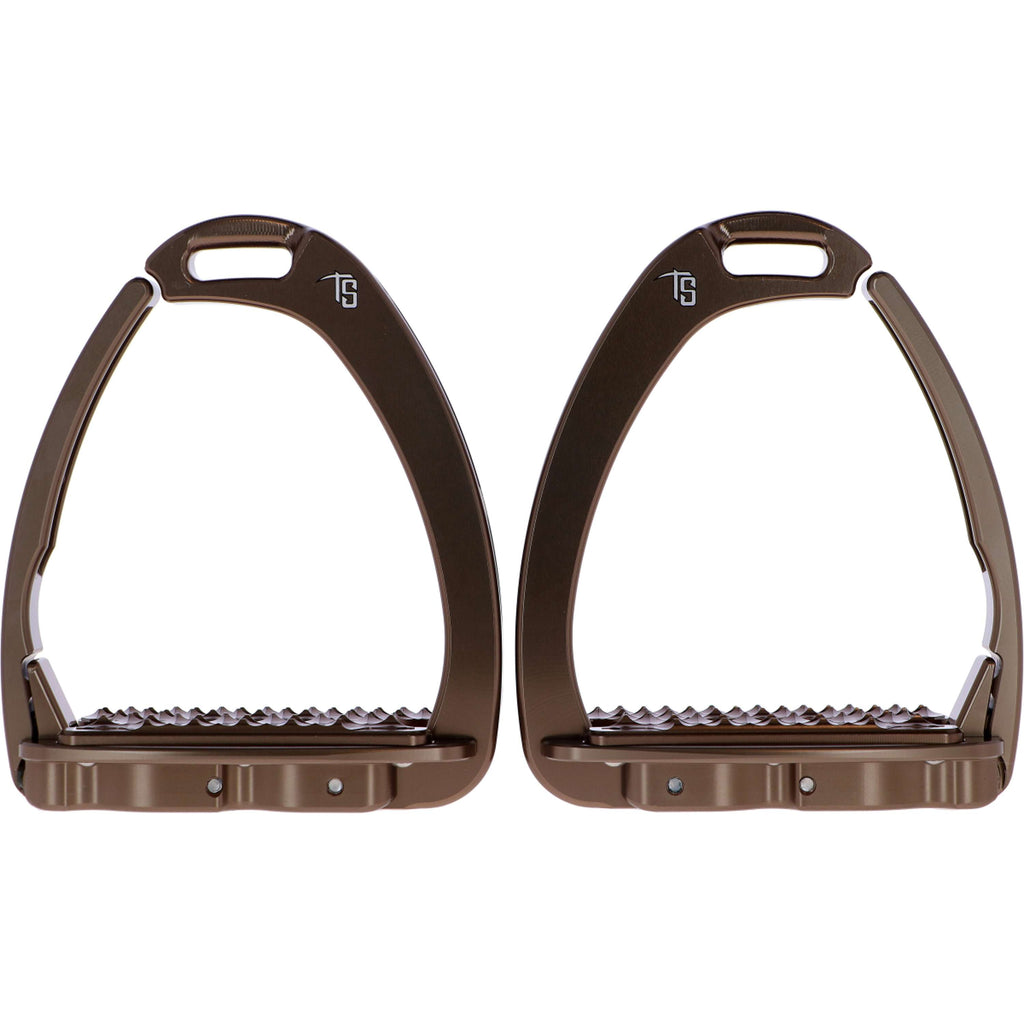 Tech Stirrups Stijgbeugels Venice Sloped Evo Swarovski Bruin