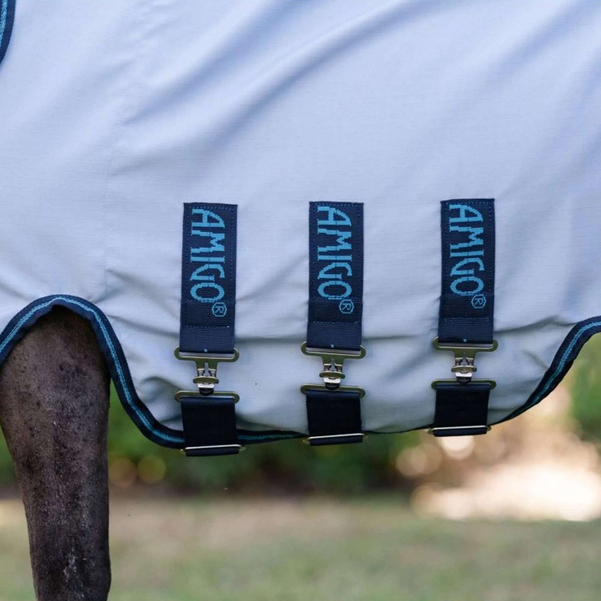 Amigo Ripstop Hoody Petite Azure Blue/Navy/Electric Blue