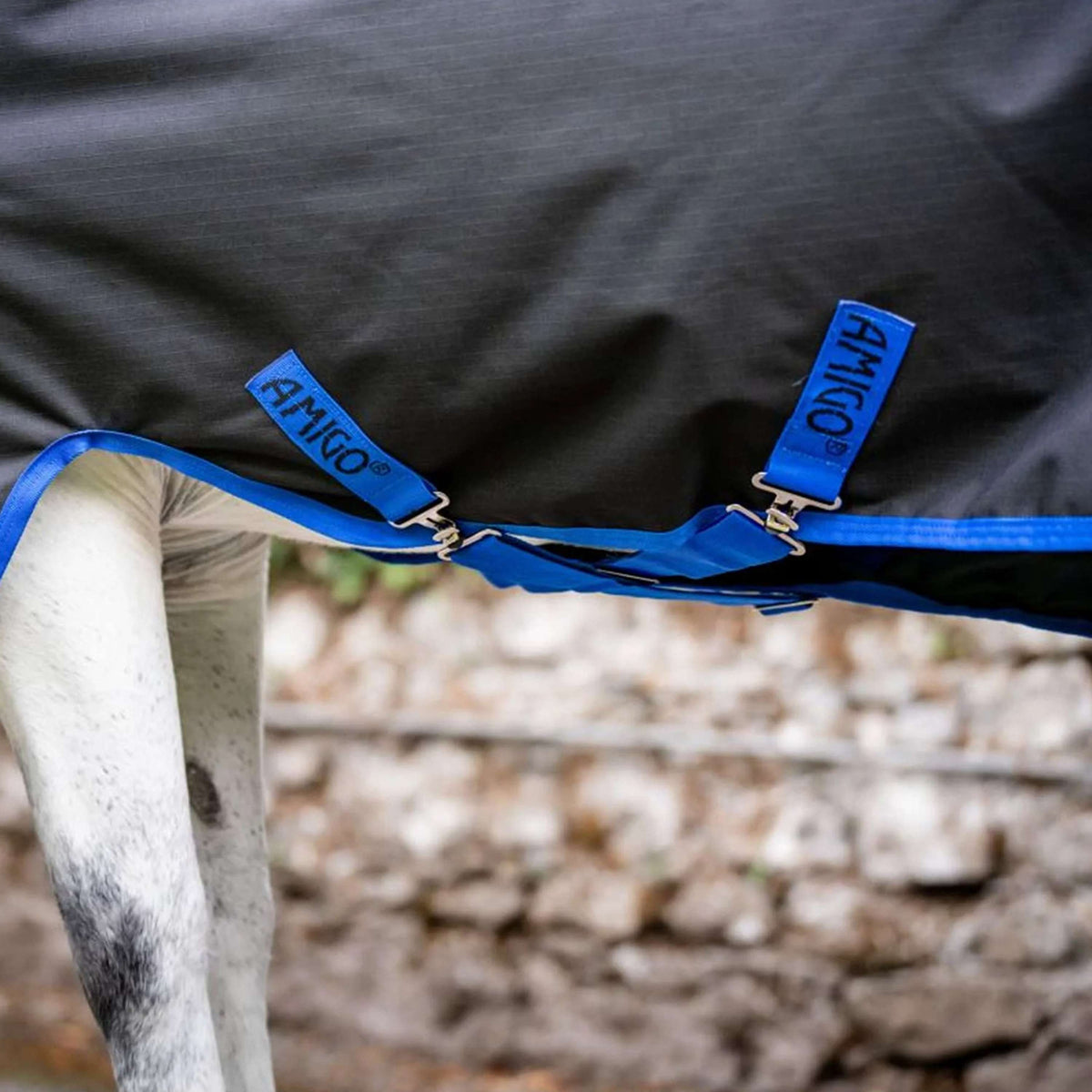 Amigo Ripstop 900D Pony 100g Zwart/Classic Blue