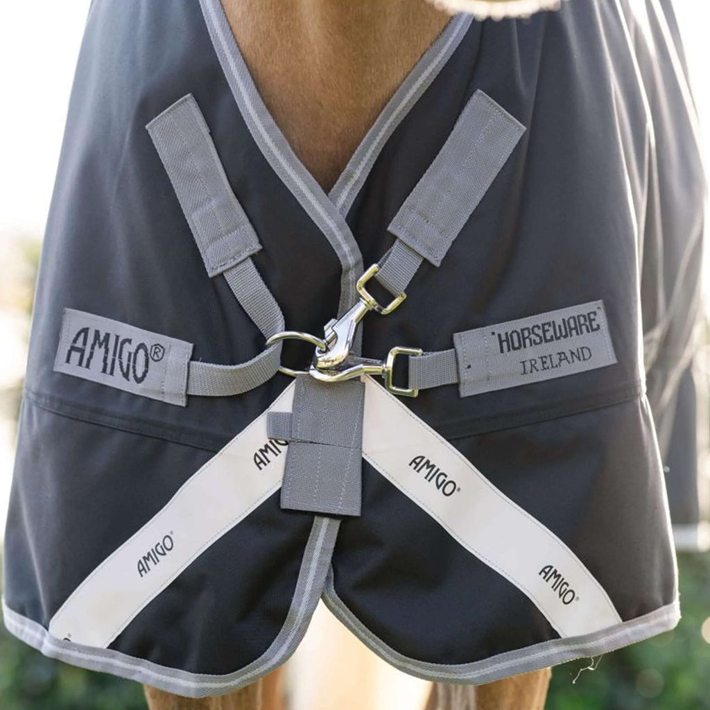 Amigo Turnout 1200D Plus Pony 0g Black/Titanium Grey/Silver