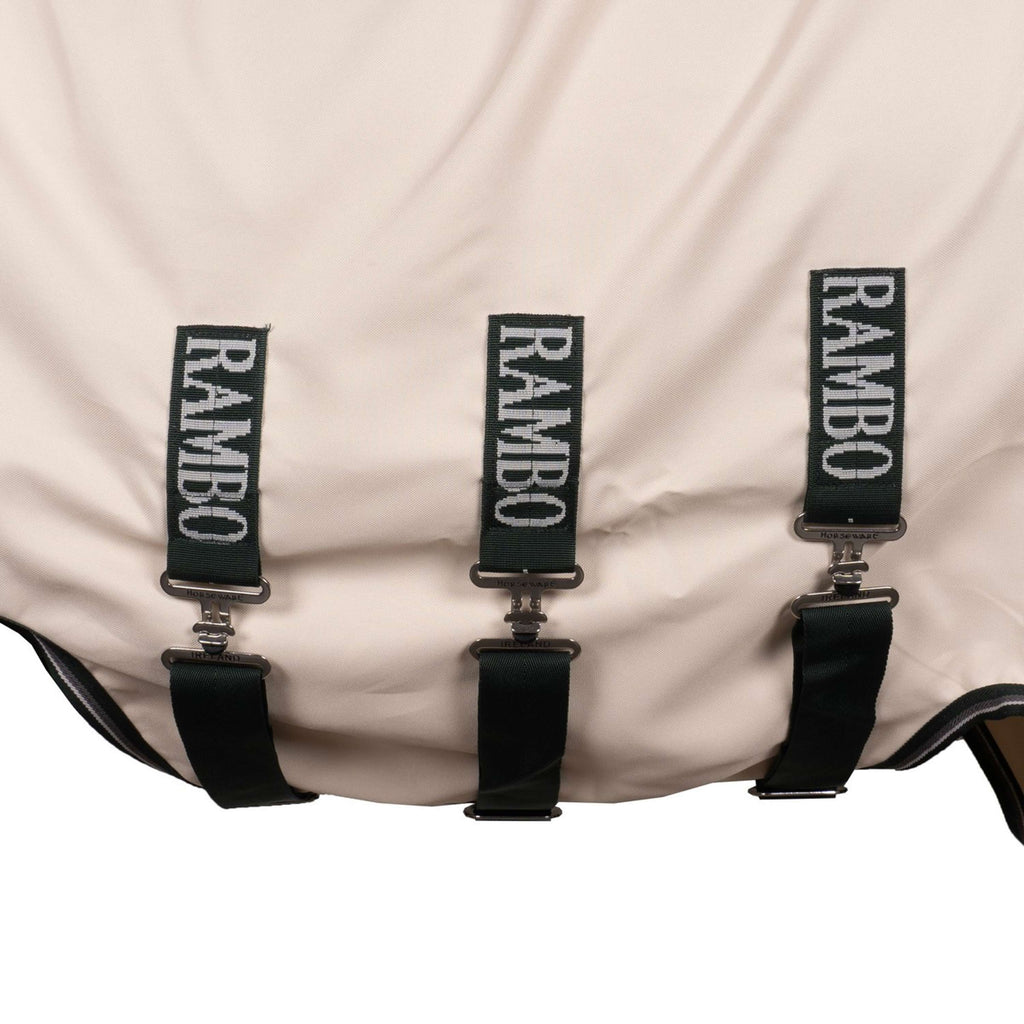 Rambo Hoody Pony Chalk/Hunter Green/Silver