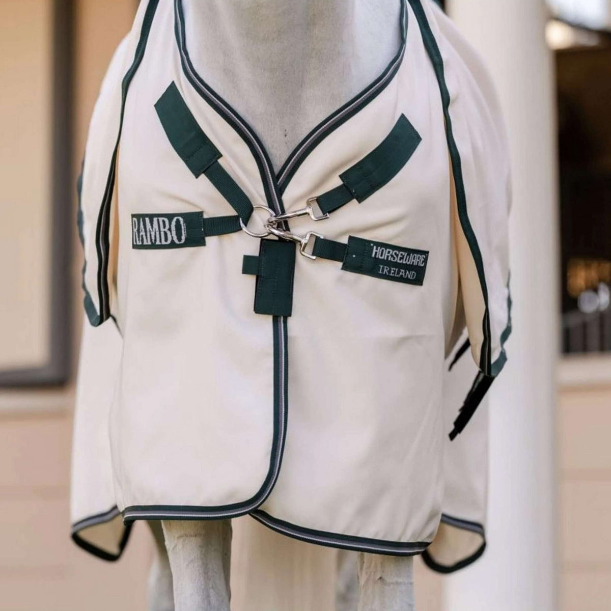 Rambo Hoody XL Chalk/Hunter Green/Silver