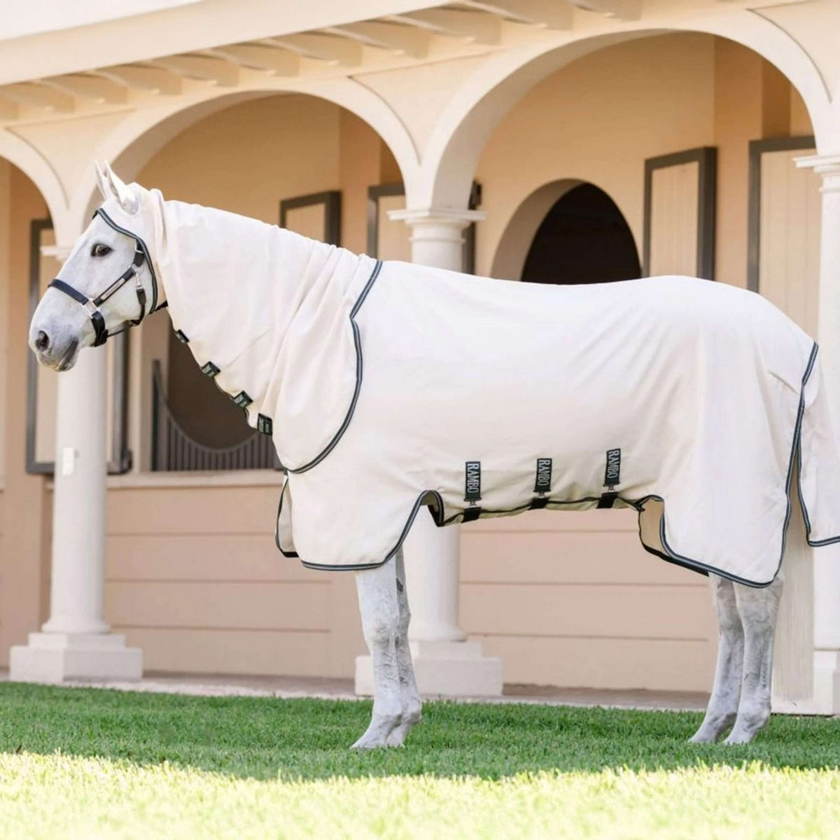 Rambo Hoody XL Chalk/Hunter Green/Silver