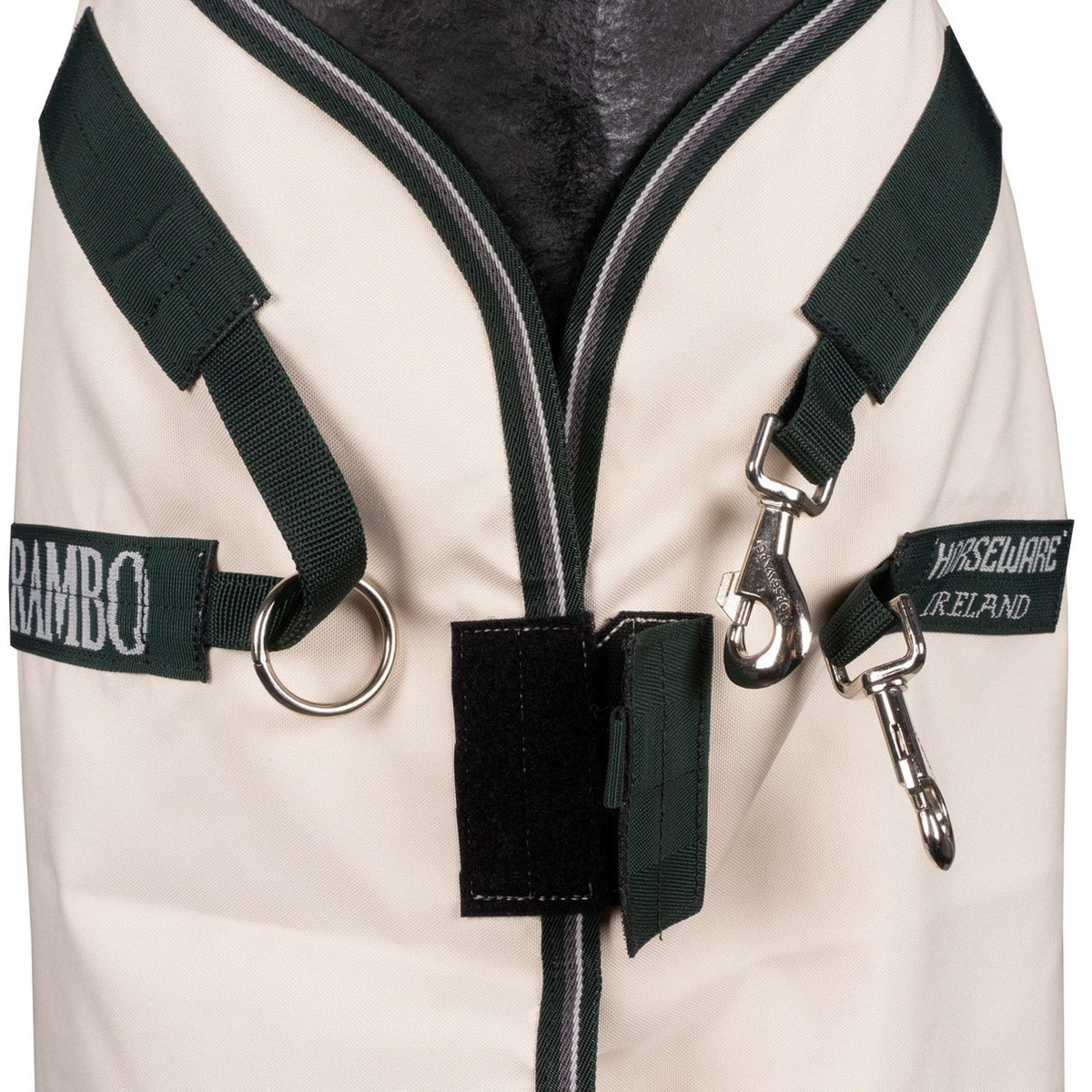 Rambo Hoody Chalk/Hunter Green/Silver