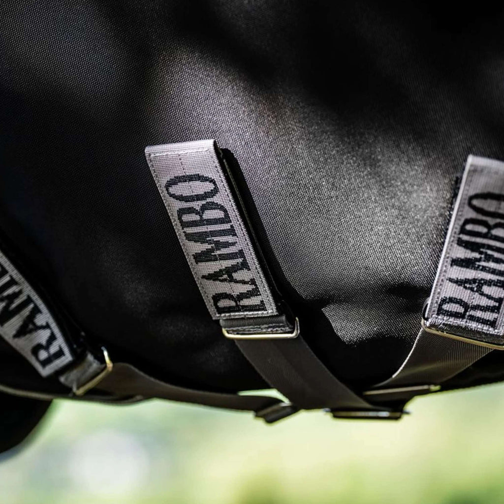 Rambo Turnout 1680D 50g Black/Thunderstorm Grey/Silver
