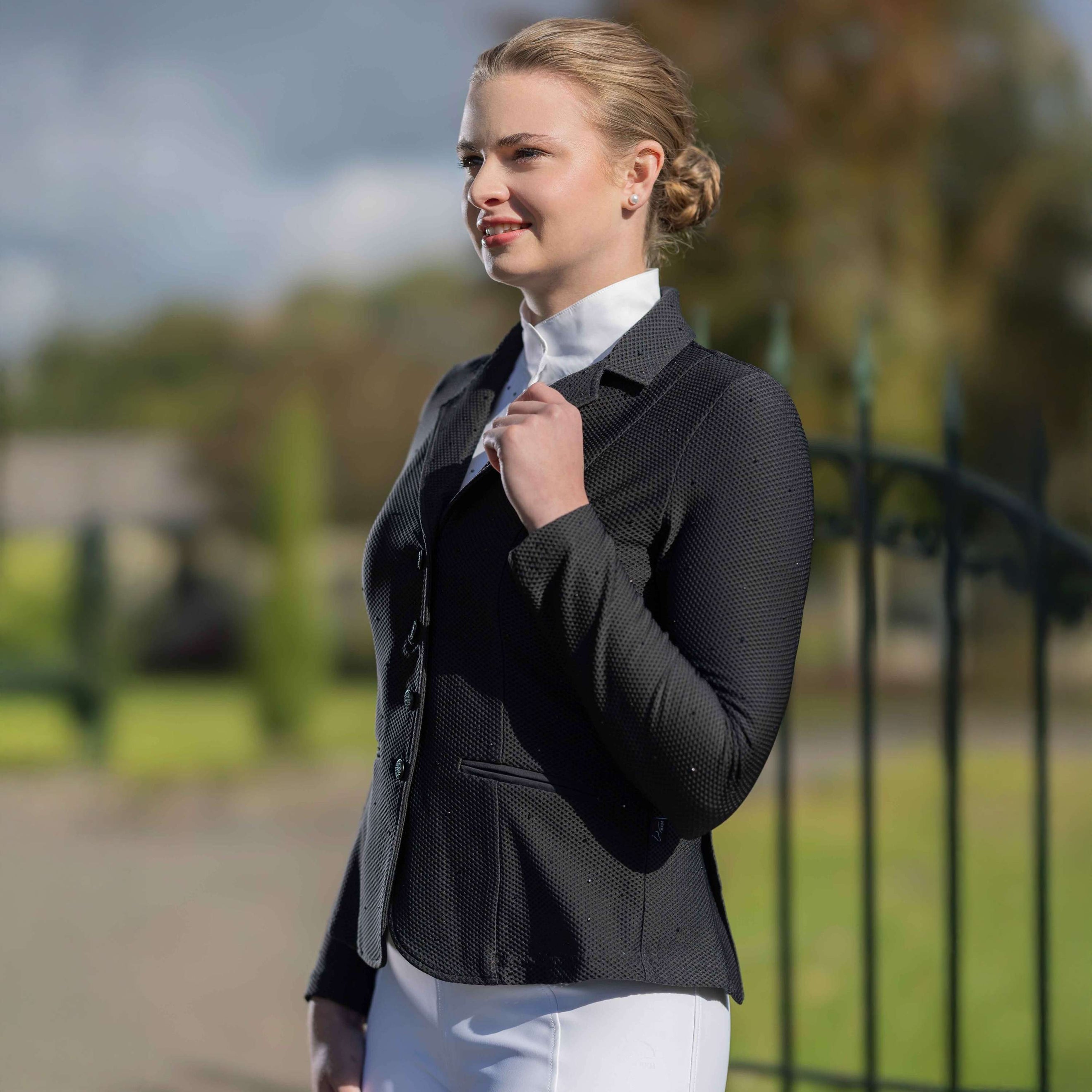 HKM Wedstrijdjasje Crystal Zwart HKM Wedstrijdjasje Crystal Zwart