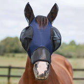 WeatherBeeta Vliegenmasker ComFiTec Luxe Bug Eye Saver met Oren en Neus Navy/Zwart