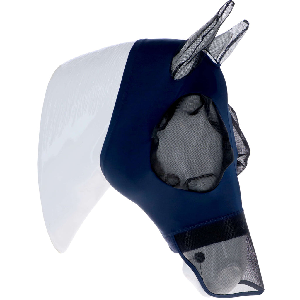 WeatherBeeta Vliegenmasker ComFiTec Luxe Bug Eye Saver met Oren en Neus Navy/Zwart