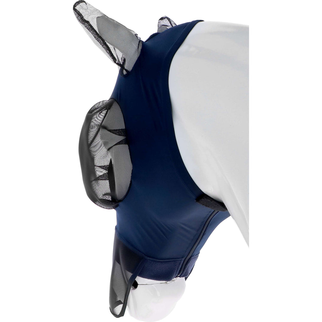 WeatherBeeta Vliegenmasker ComFiTec Luxe Bug Eye Saver met Oren en Neus Navy/Zwart