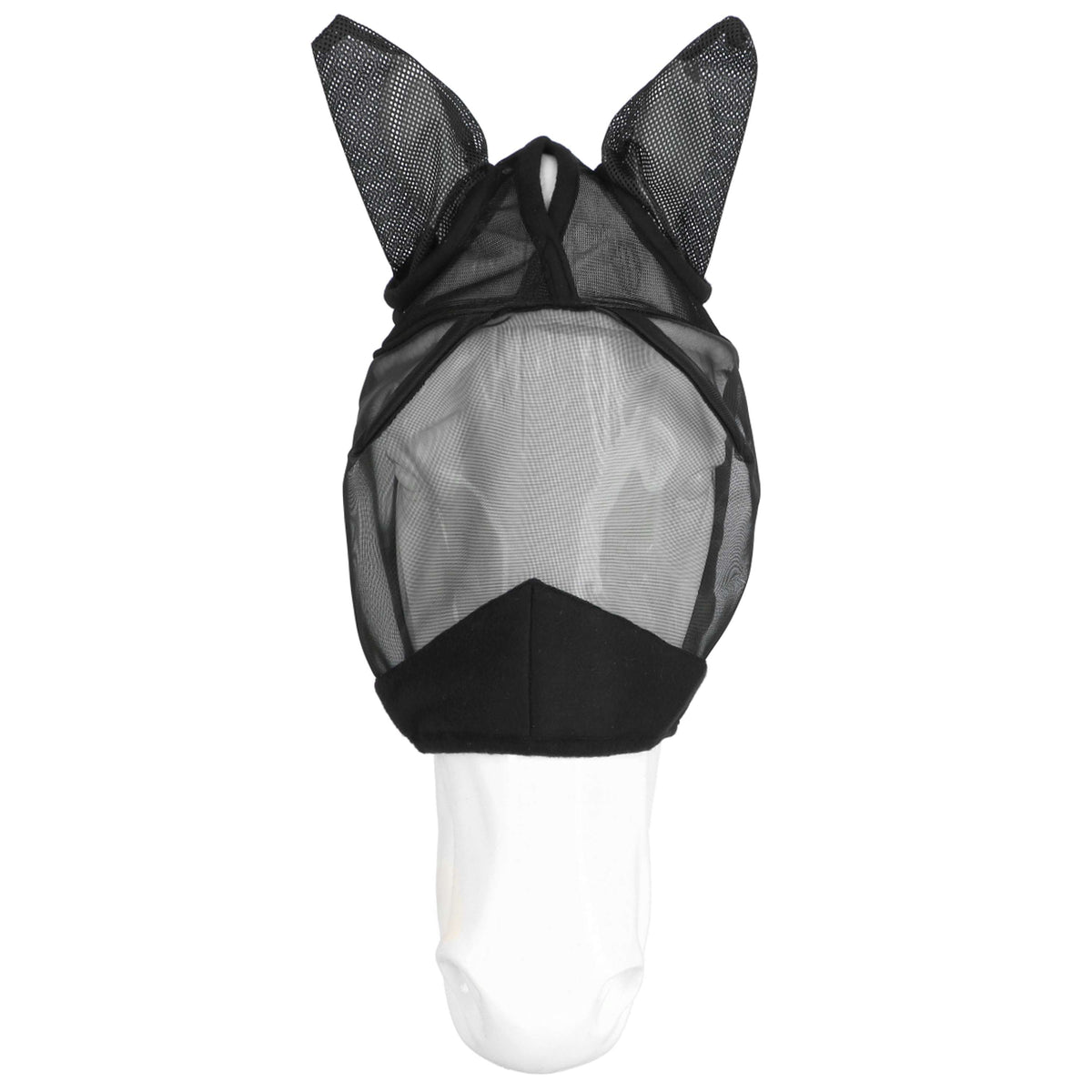 EQUITHÈME Vliegenmasker Supercut met UV-Bescherming Zwart