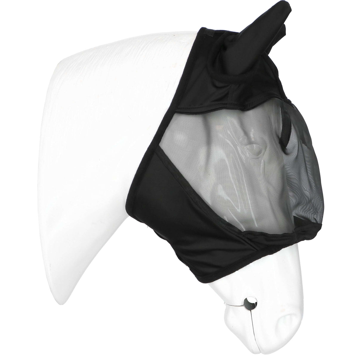EQUITHÈME Vliegenmasker Doux met UV-Bescherming Zwart
