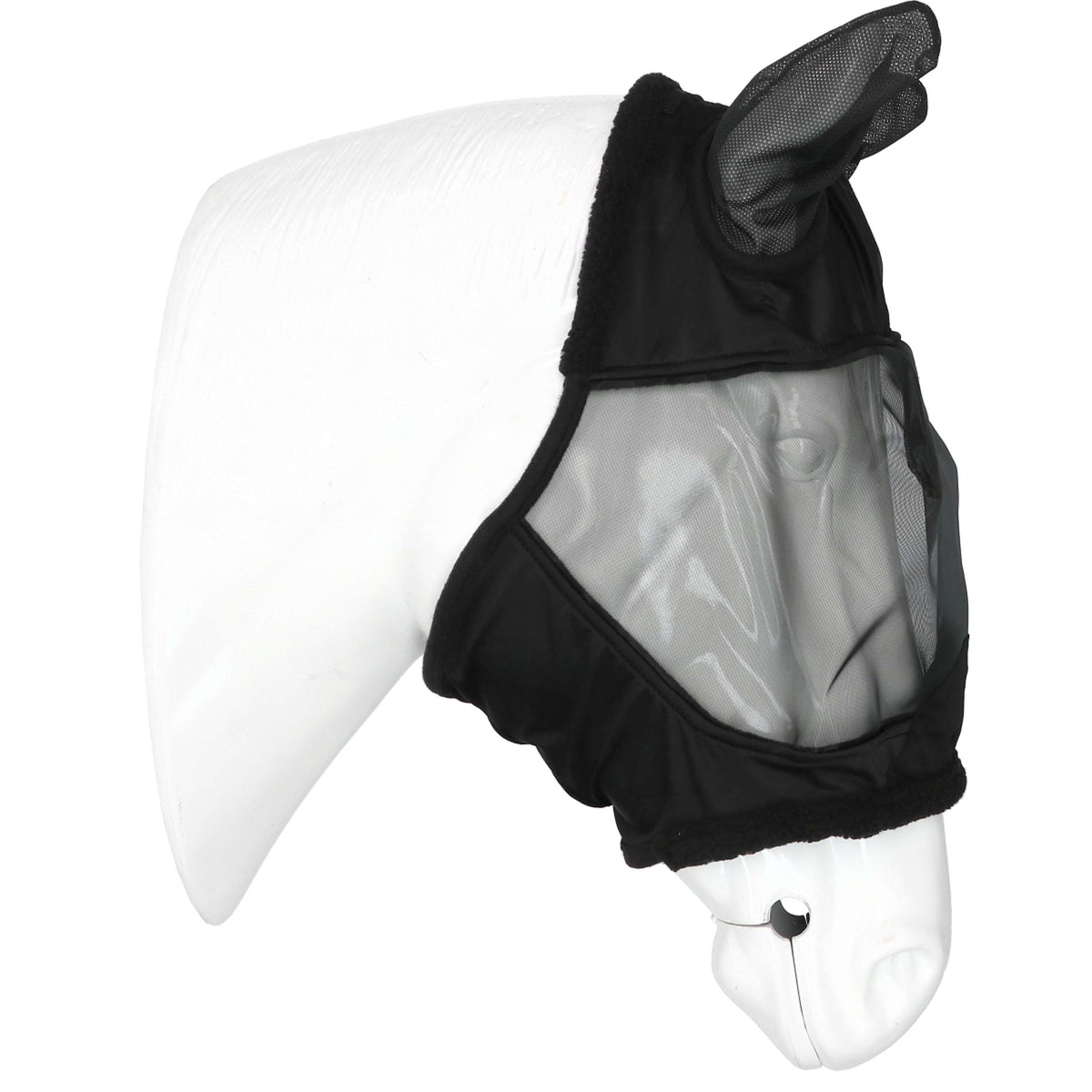 EQUITHÈME Vliegenmasker Teddy UV Protection Zwart