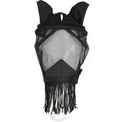EQUITHÈME Vliegenmasker Franges met UV-Bescherming Zwart