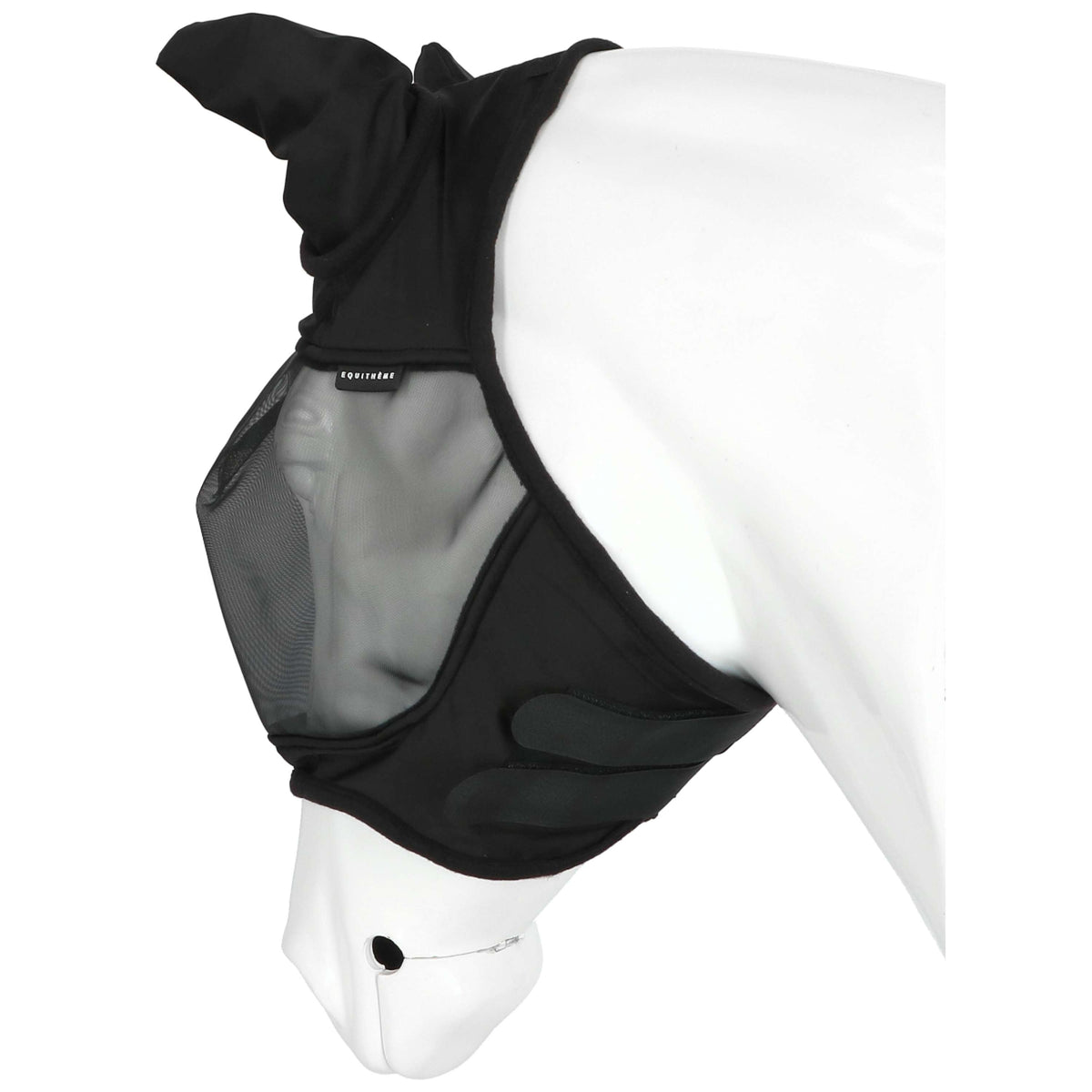 EQUITHÈME Vliegenmasker Soft met UV-Bescherming Zwart