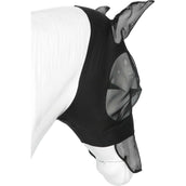 EQUITHÈME Vliegenmasker Lycra UV protection Met Neusnetje Zwart