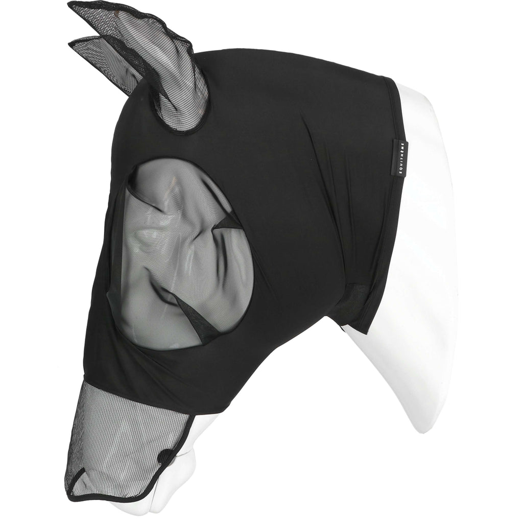 EQUITHÈME Vliegenmasker Hood met UV-Bescherming Zwart