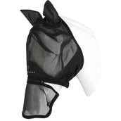 EQUITHÈME Vliegenmasker Zipper met UV-Bescherming Zwart