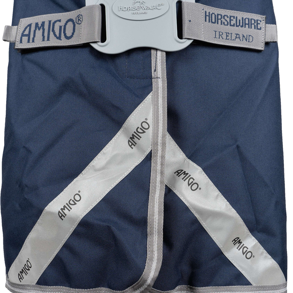 Amigo Turnout Rug FieldSafe Plus 1200D 50g Navy/Titanium Grey/Silver