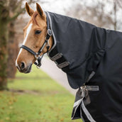 Amigo Turnout Rug Integrated 1200D 250g Black/Titanium Grey/Silver